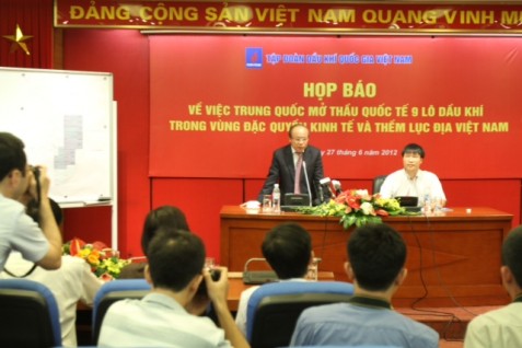 Petrovietnam phản đối việc Trung Quốc gọi thầu phi pháp